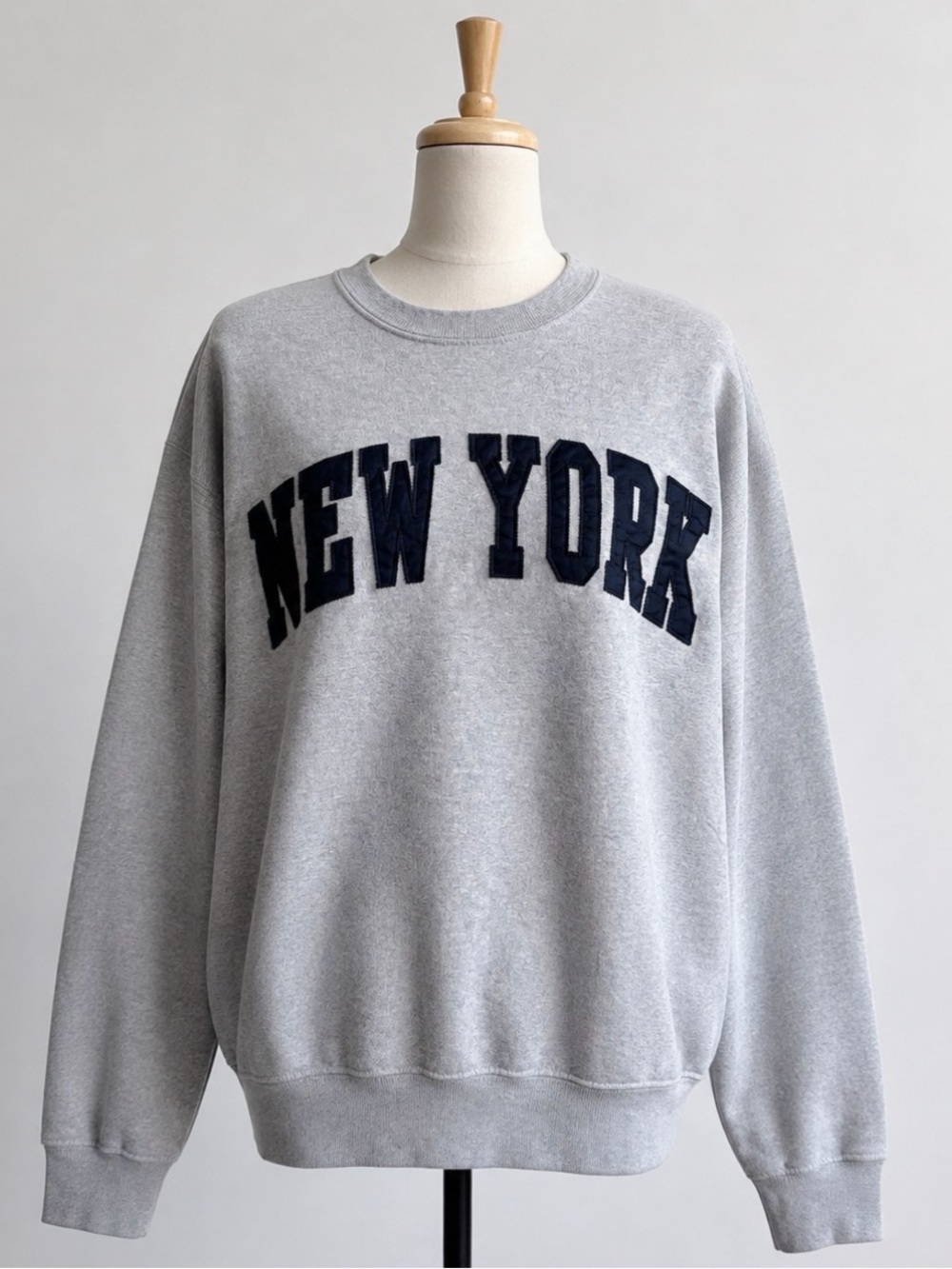 Grey "New York" Crewneck Sweatshirt
